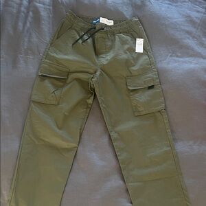 Old Navy Olive Green Cargo Sweatpants - Kids